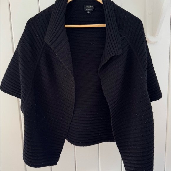 Talbots Black Merino Wool Sweater - Picture 1 of 3